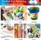 Acrylic Paint Set with 12 Brushes, 24 Colors (120ml, 4oz), for Artists, Kids, Beginners, Mother's Day Gift